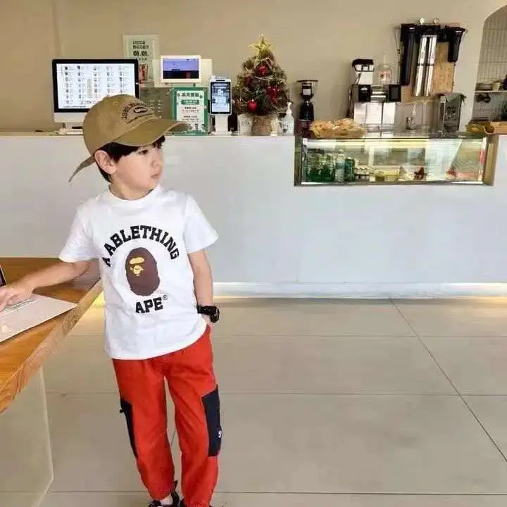 【90-160cm】よく売れる コットン 合わせやすい トレンド カートゥーン 着心地良い Tシャツ