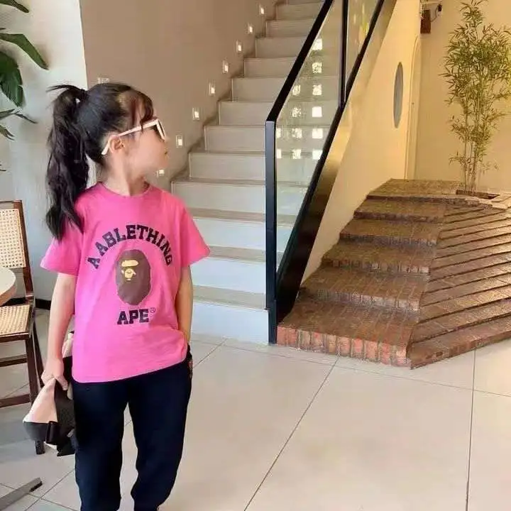 【90-160cm】よく売れる コットン 合わせやすい トレンド カートゥーン 着心地良い Tシャツ