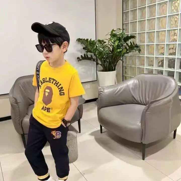 【90-160cm】よく売れる コットン 合わせやすい トレンド カートゥーン 着心地良い Tシャツ