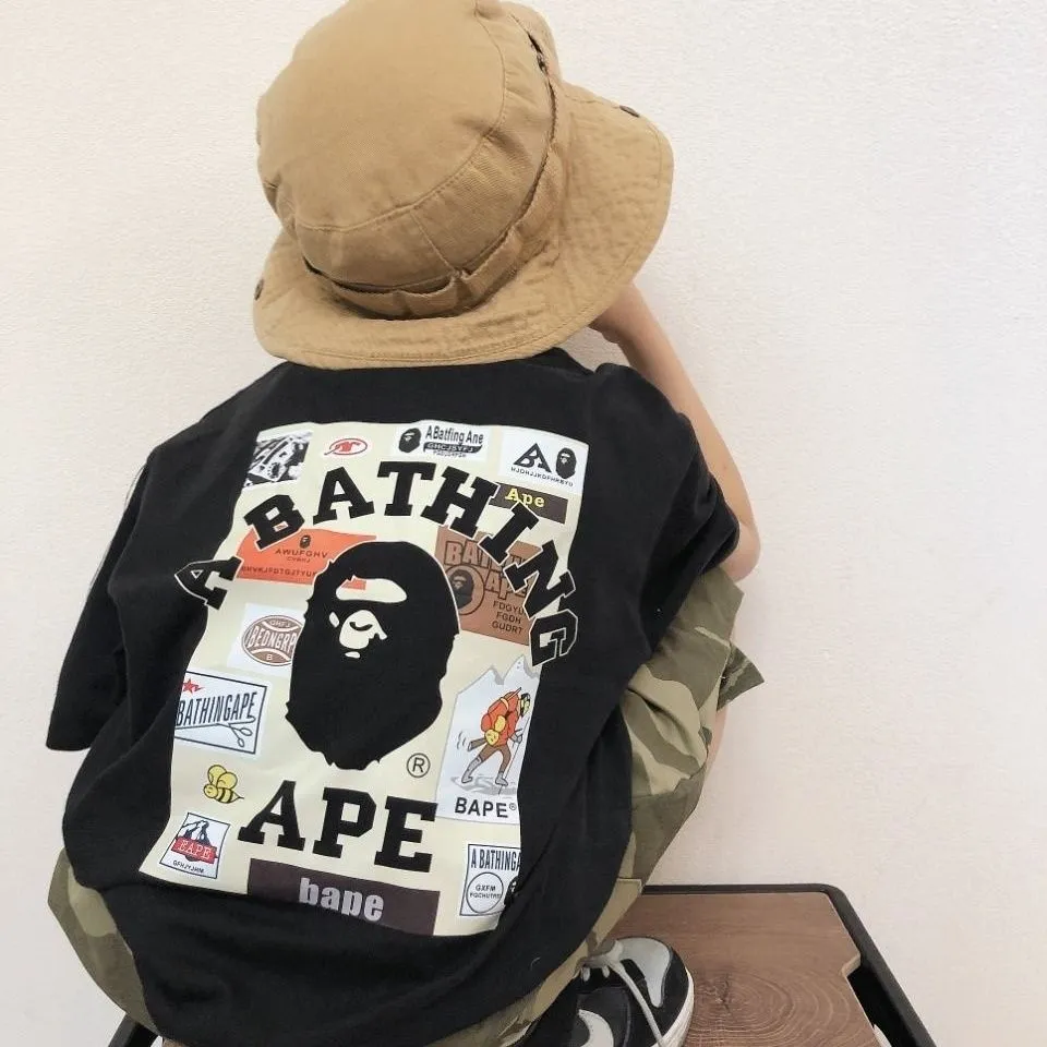 【72時間限定！タイムセール】【100-160cm】お洒落感アップ ファッション 男の子 大人気 プリント Ｔシャツ