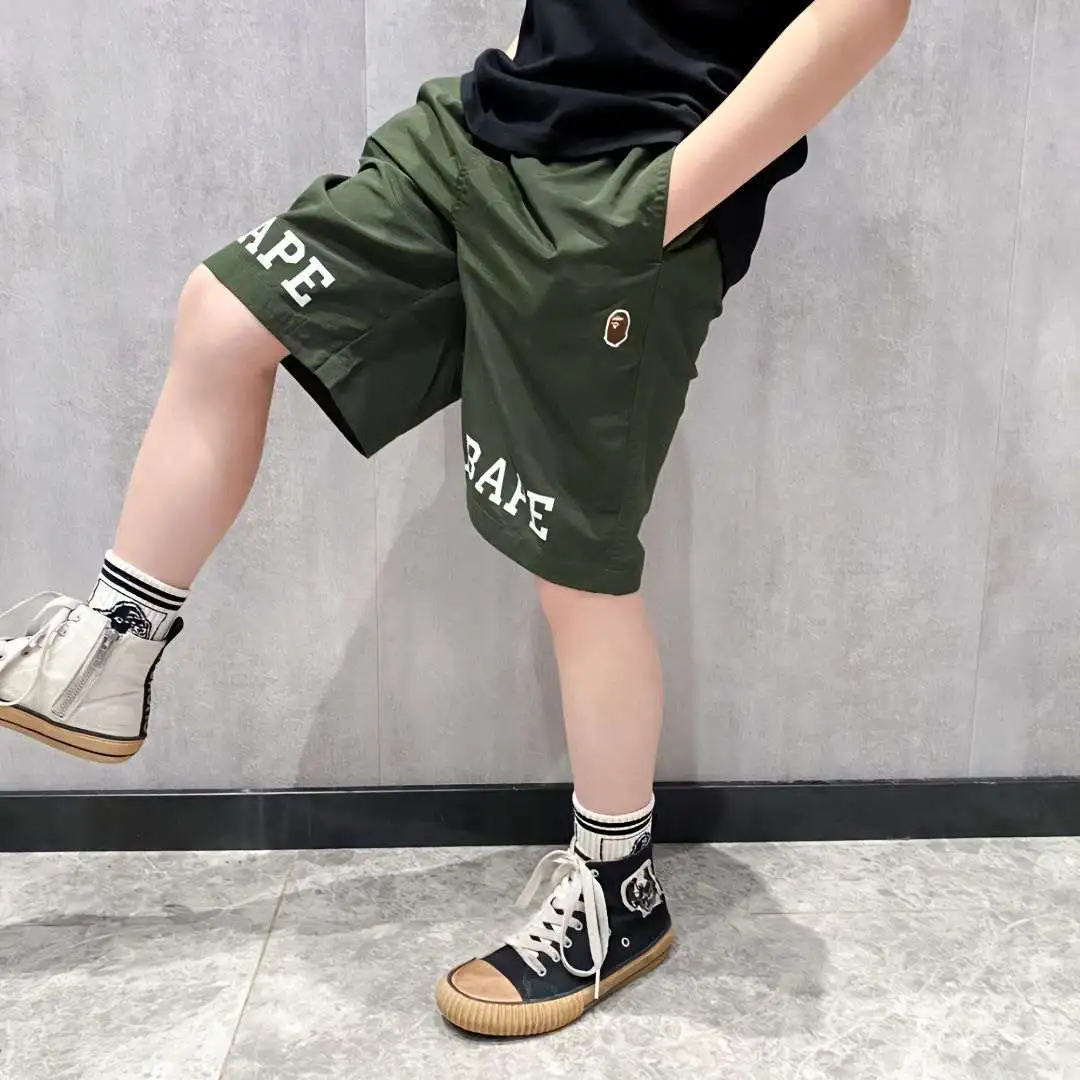 【90-160cm】よく売れる カジュアル トレンド 人気 合わせやすい ルーズ ショートパンツ