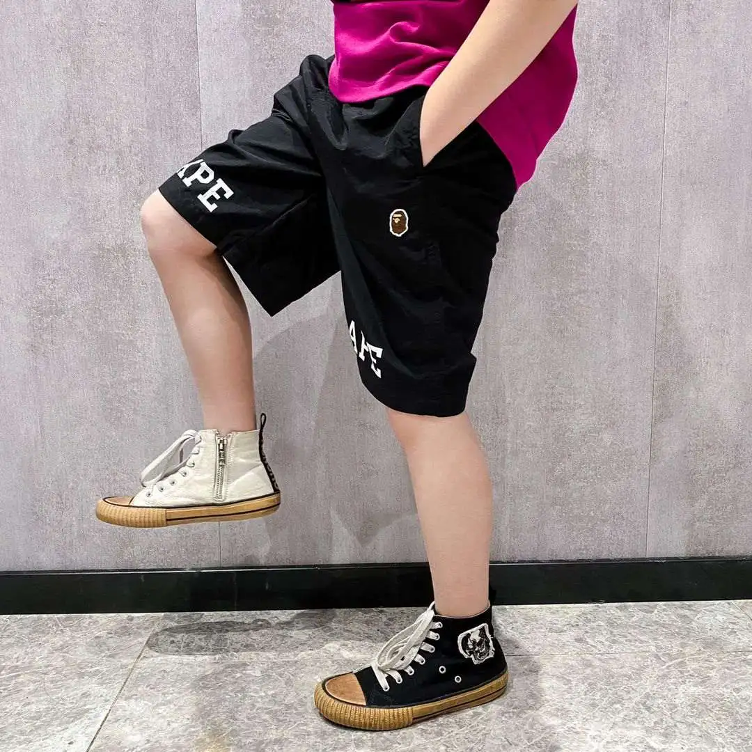 【90-160cm】よく売れる カジュアル トレンド 人気 合わせやすい ルーズ ショートパンツ