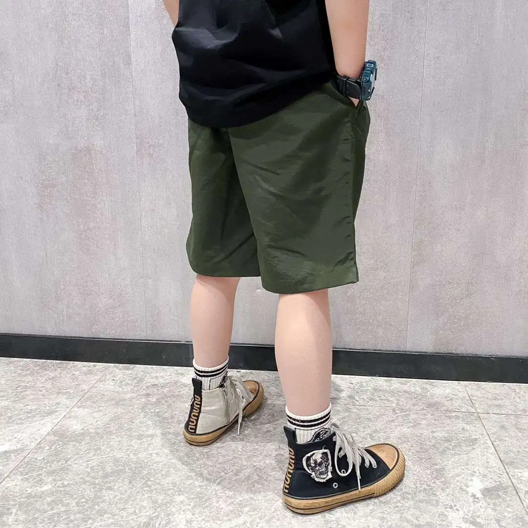 【90-160cm】よく売れる カジュアル トレンド 人気 合わせやすい ルーズ ショートパンツ
