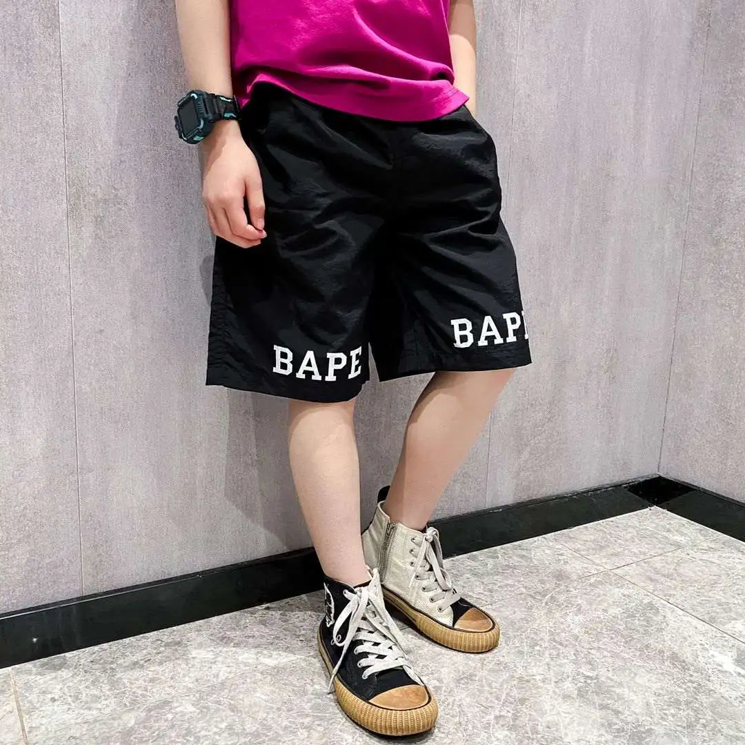 【90-160cm】よく売れる カジュアル トレンド 人気 合わせやすい ルーズ ショートパンツ