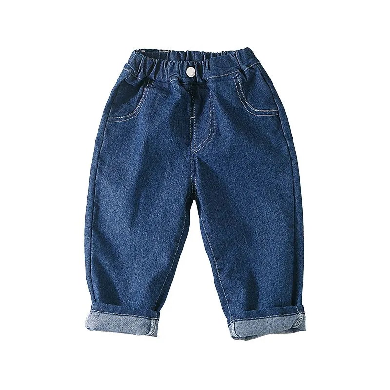 【80-130】大人気 履きやすい 動きやすい ルーズ 可愛い デニムパンツ