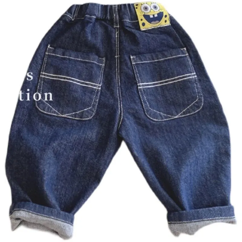 【80-130】大人気 履きやすい 動きやすい ルーズ 可愛い デニムパンツ