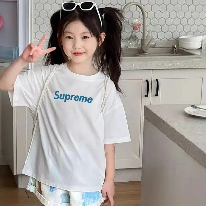 【90-160cm】今季も大流行 新作 ファッション 合わせやすい シンプル 着心地いい 気質いい 着心地いい 女の子 Tシャツ