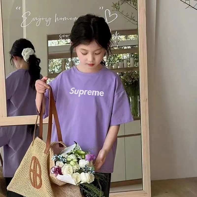 【90-160cm】今季も大流行 新作 ファッション 合わせやすい シンプル 着心地いい 気質いい 着心地いい 女の子 Tシャツ