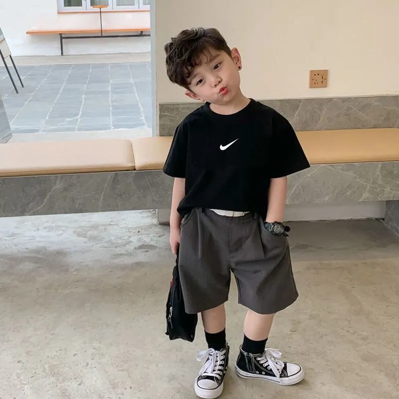 【90-160cm】気質満点 今季も大流行 シンプル 3色選べる ゆったり 半袖 Ｔシャツ