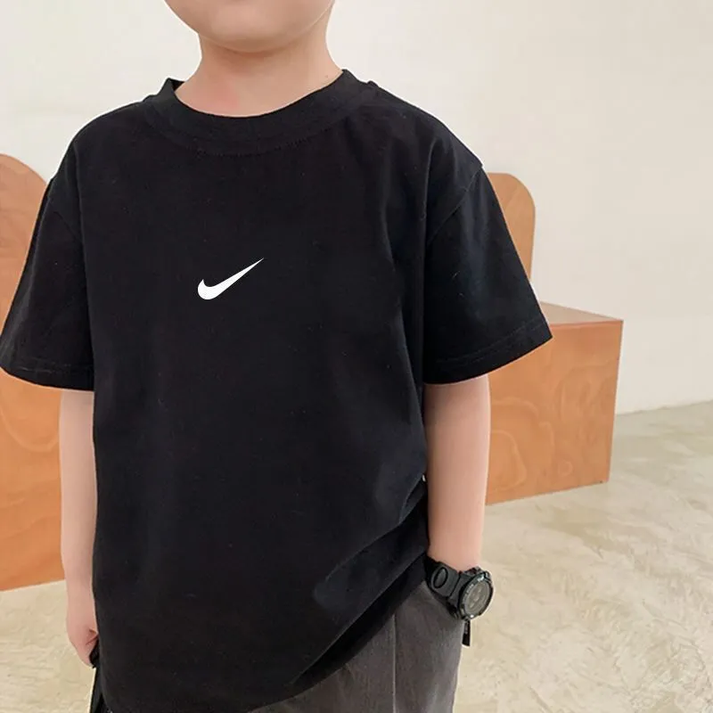 【90-160cm】気質満点 今季も大流行 シンプル 3色選べる ゆったり 半袖 Ｔシャツ