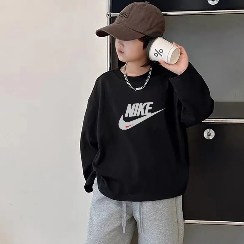 【90-160cm】おすすめ シンプル アルファベット トレンド カジュアル 着心地良い 長袖 Tシャツ