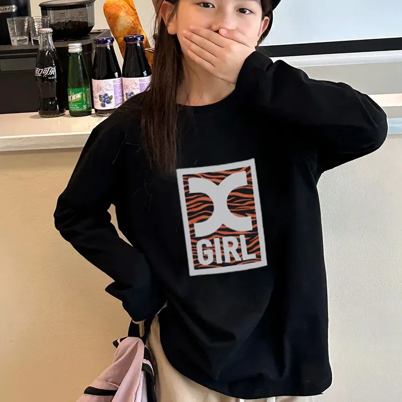 【90-160cm】超人気商品 特別なデザイン おしゃれ 定番 絶対欲しい 女の子 カジュアル 長袖 Ｔシャツ