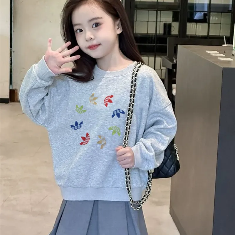 【90-160cm】超人気商品  絶対欲しい おしゃれ 定番 女の子 カジュアル 長袖 トレーナー
