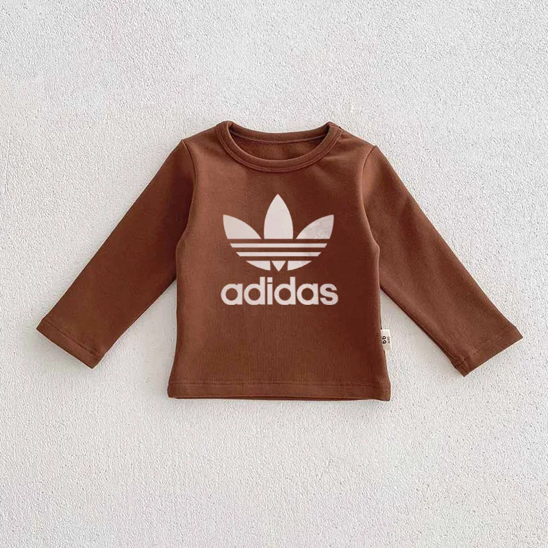 【90-160cm】合わせやすい 今季も大流行 やわらかな素材 かわいい カジュアル カジュアル ベビー 長袖 Ｔシャツ
