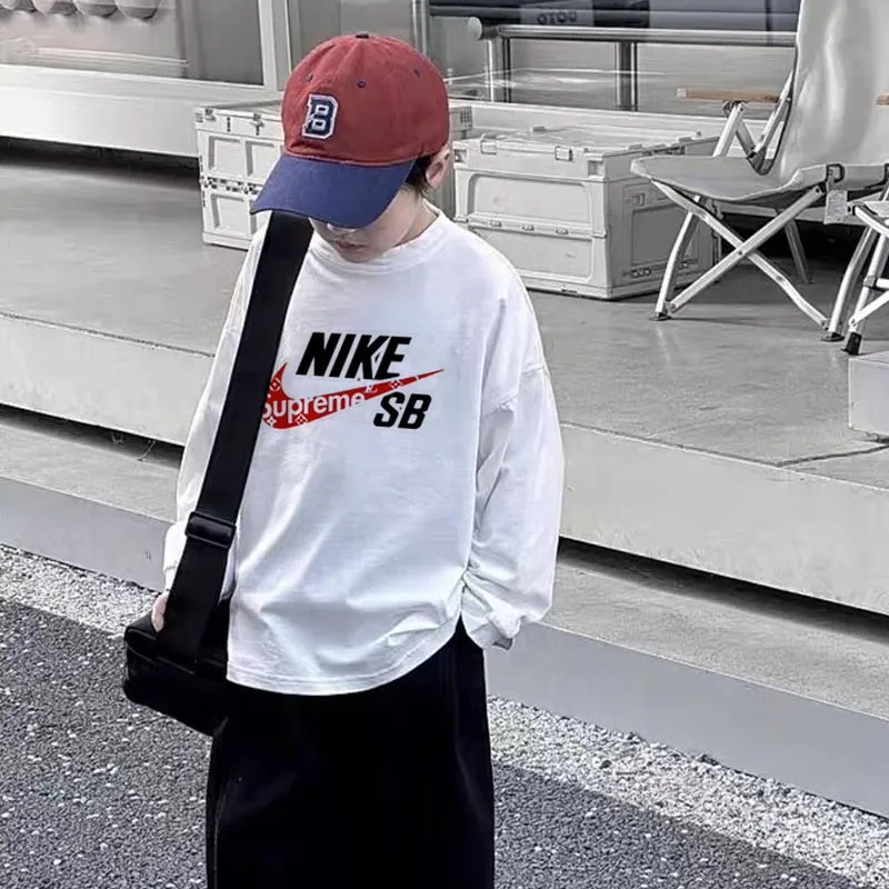 【90-160cm】存在感アップ 気質満点 絶対流行 合わせやすい カジュアル おしゃれ 男の子 長袖 Ｔシャツ