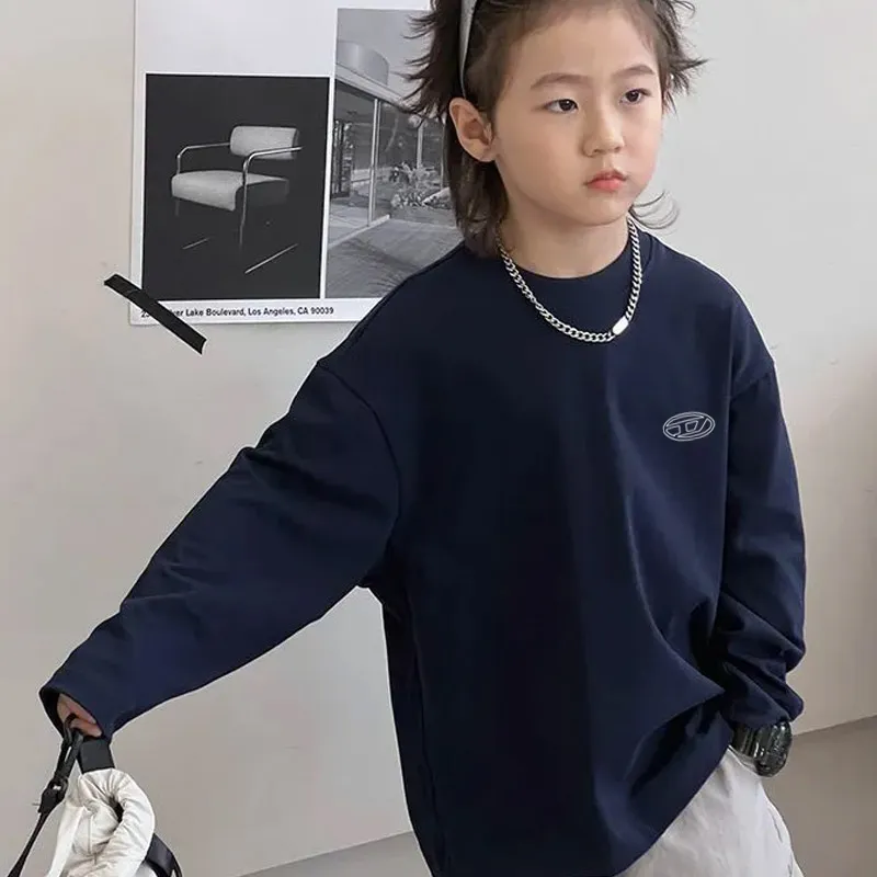 【90-160cm】 人気上昇中 合わせやすい カジュアル クール プリント 男の子 長袖 Ｔシャツ