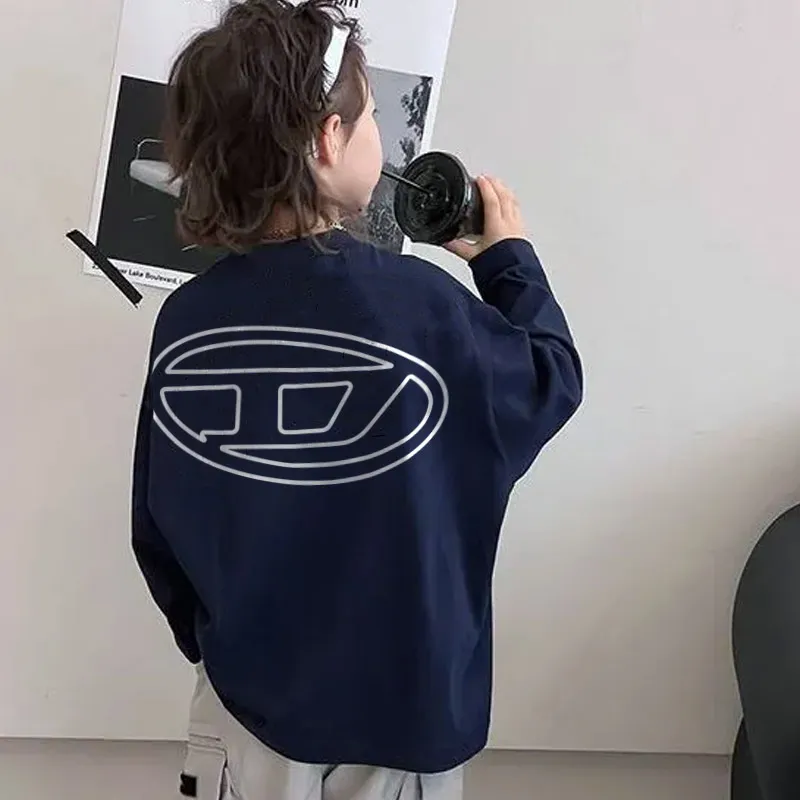 【90-160cm】 人気上昇中 合わせやすい カジュアル クール プリント 男の子 長袖 Ｔシャツ