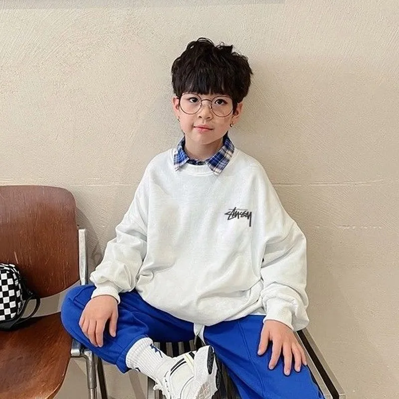 【90-160cm】超人気商品 合わせやすい カジュアル 今季も大流行  プリント 男の子 トレーナー
