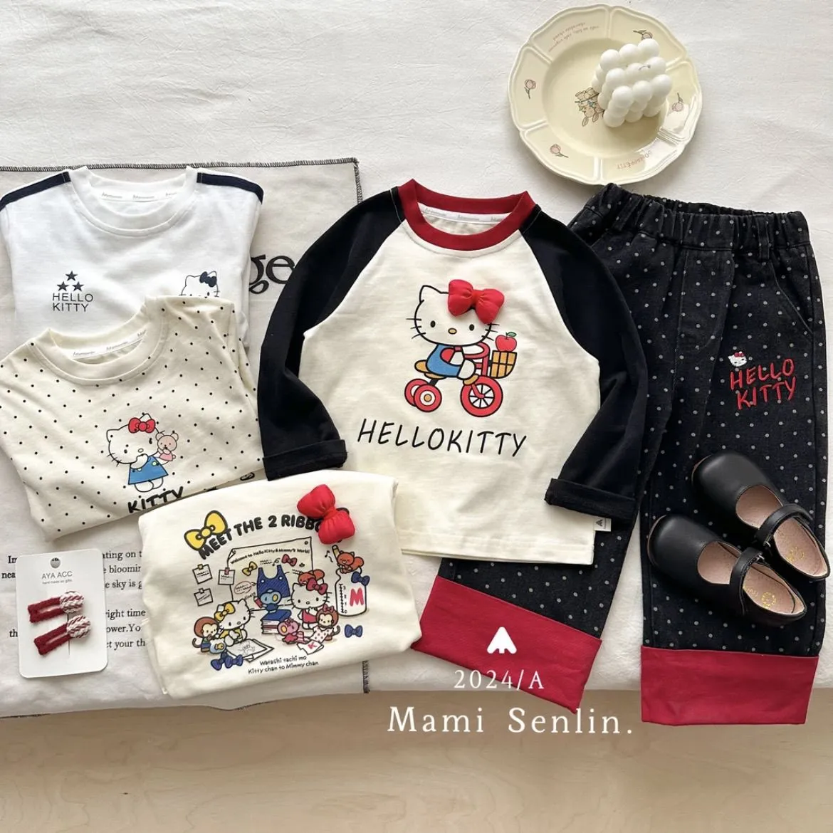 【90-140cm】超人気商品 大活躍 オシャレ カートゥーン 可愛い 女の子 長袖 Ｔシャツ