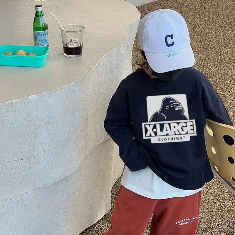 【90-160cm】絶対見逃さないで 売れ筋 トレンド カジュアル 男の子 長袖 Ｔシャツ