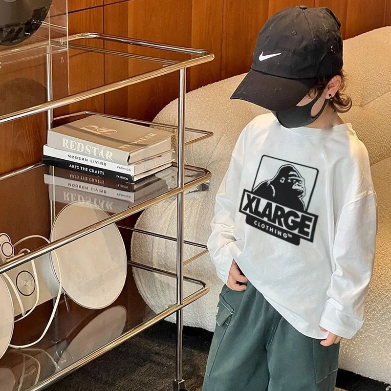 【90-160cm】絶対見逃さないで 売れ筋 トレンド カジュアル 男の子 長袖 Ｔシャツ