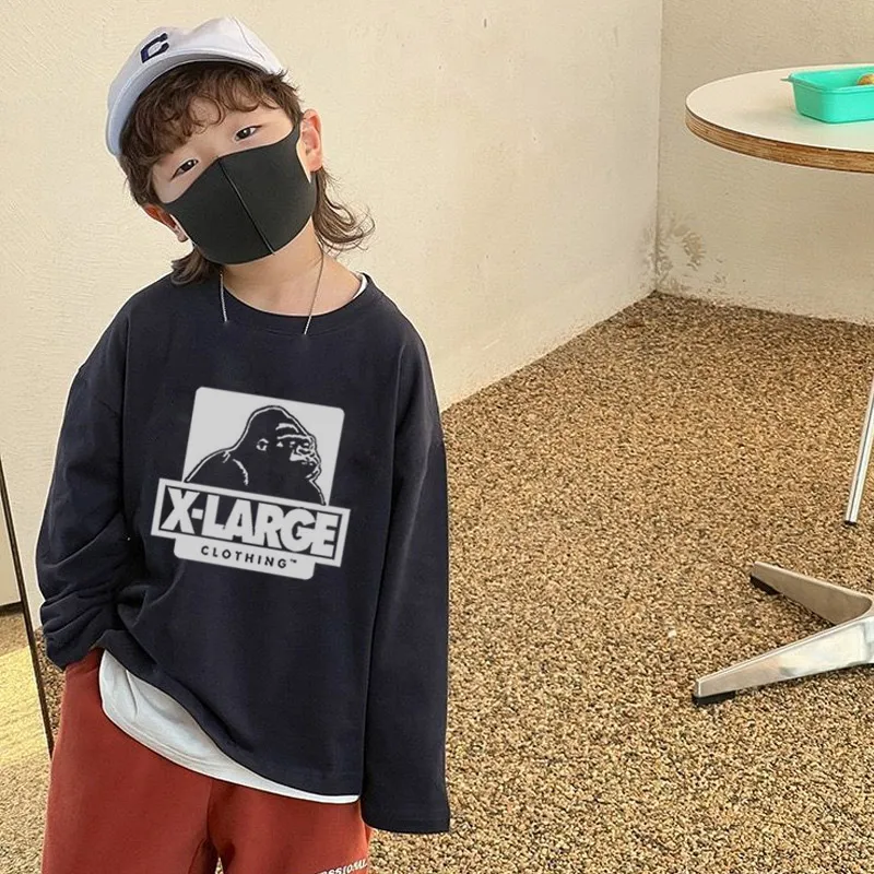 【90-160cm】絶対見逃さないで 売れ筋 トレンド カジュアル 男の子 長袖 Ｔシャツ