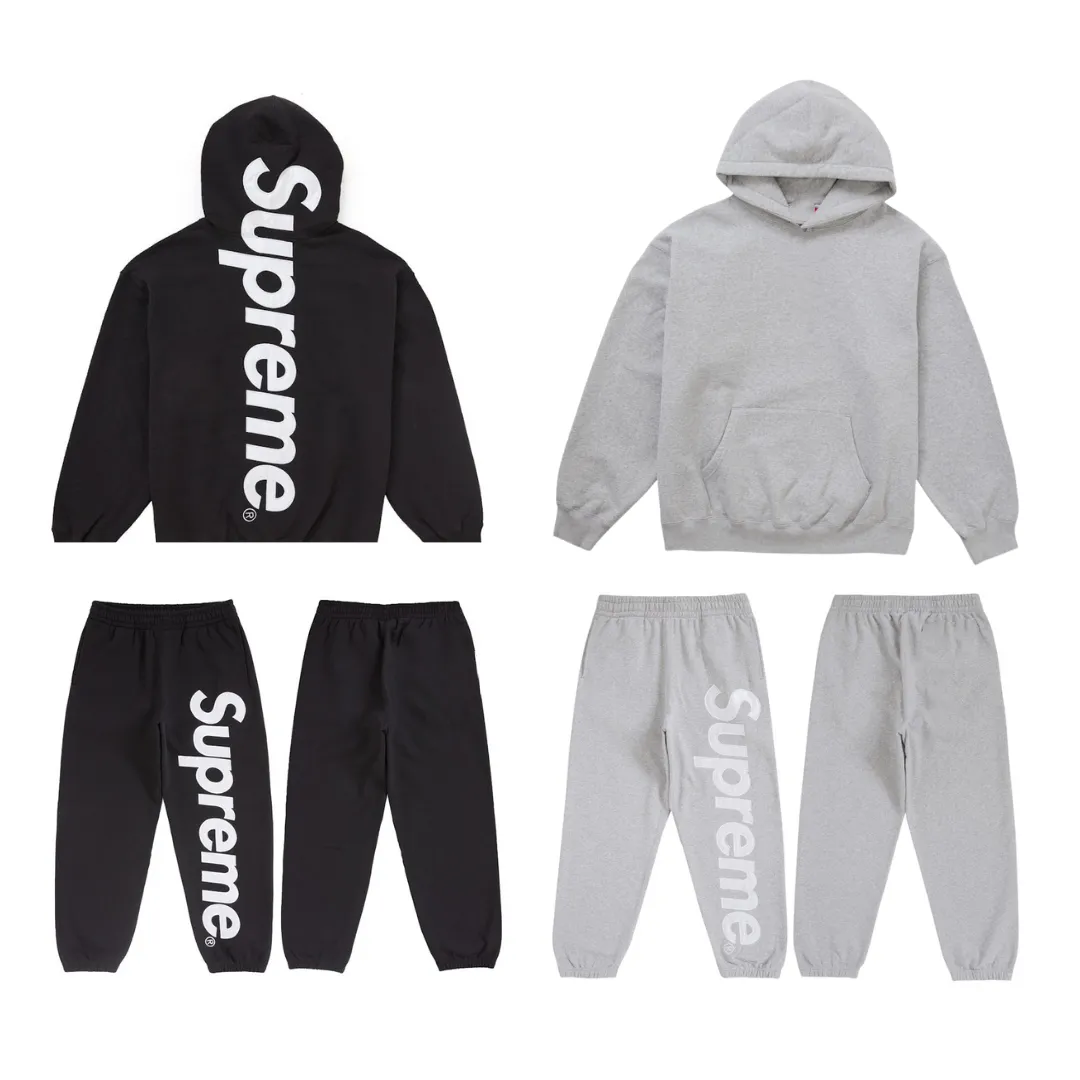 【90-160cm】二点セット 大注目 アルファベット カジュアル フード付き パーカー＋パンツ セットアップ