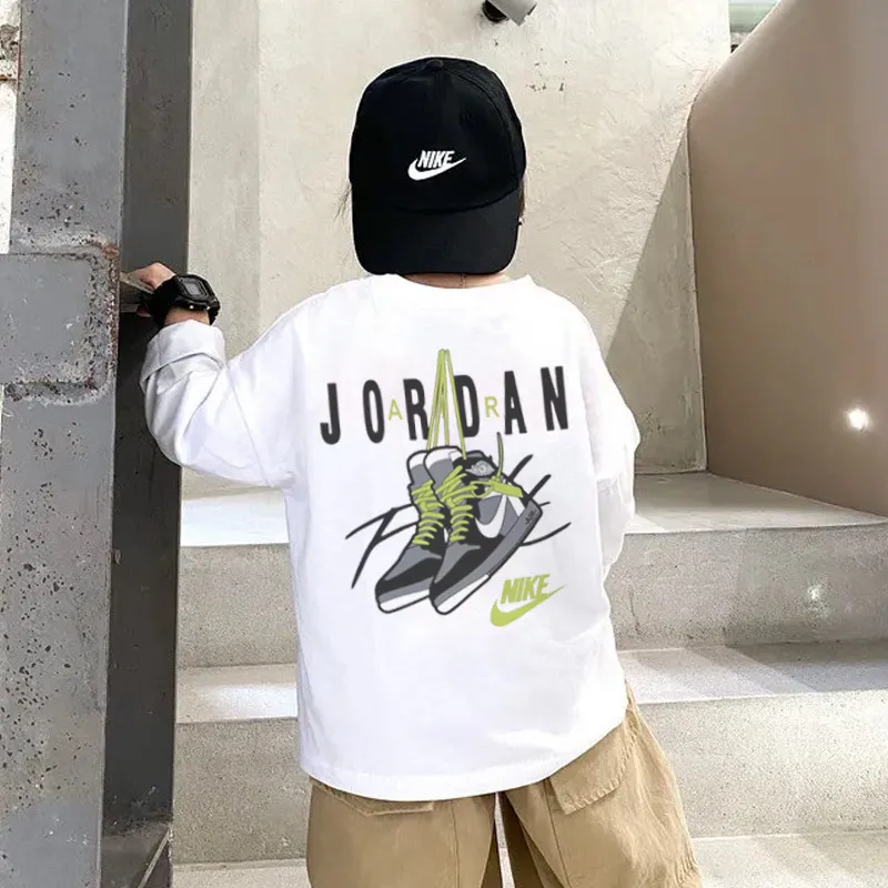 【90-160cm】人気上昇中 スタイリッシュ カジュアル 新作 男の子 長袖 Tシャツ