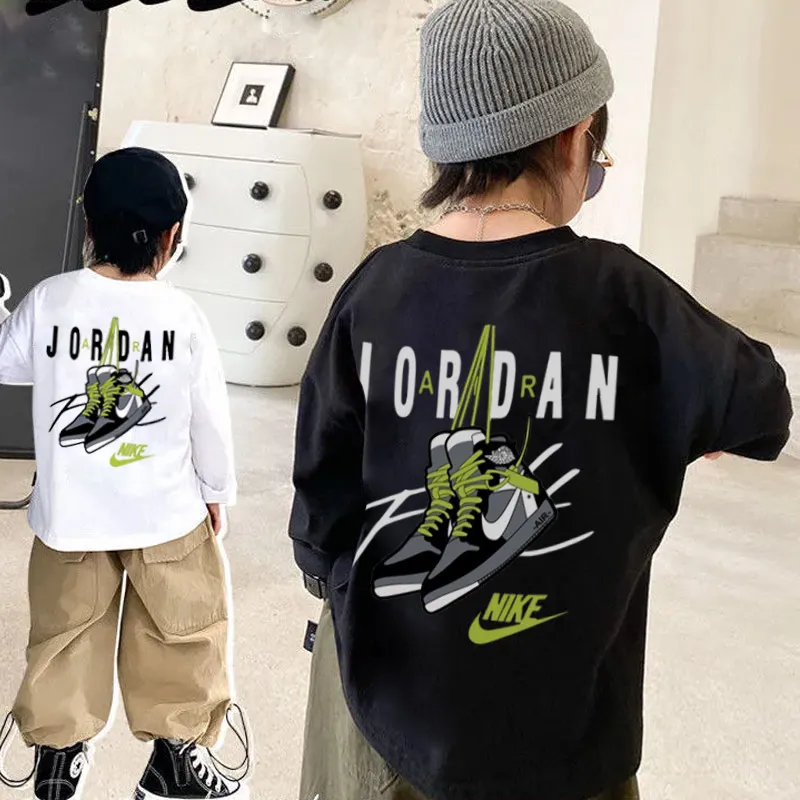 【90-160cm】人気上昇中 スタイリッシュ カジュアル 新作 男の子 長袖 Tシャツ