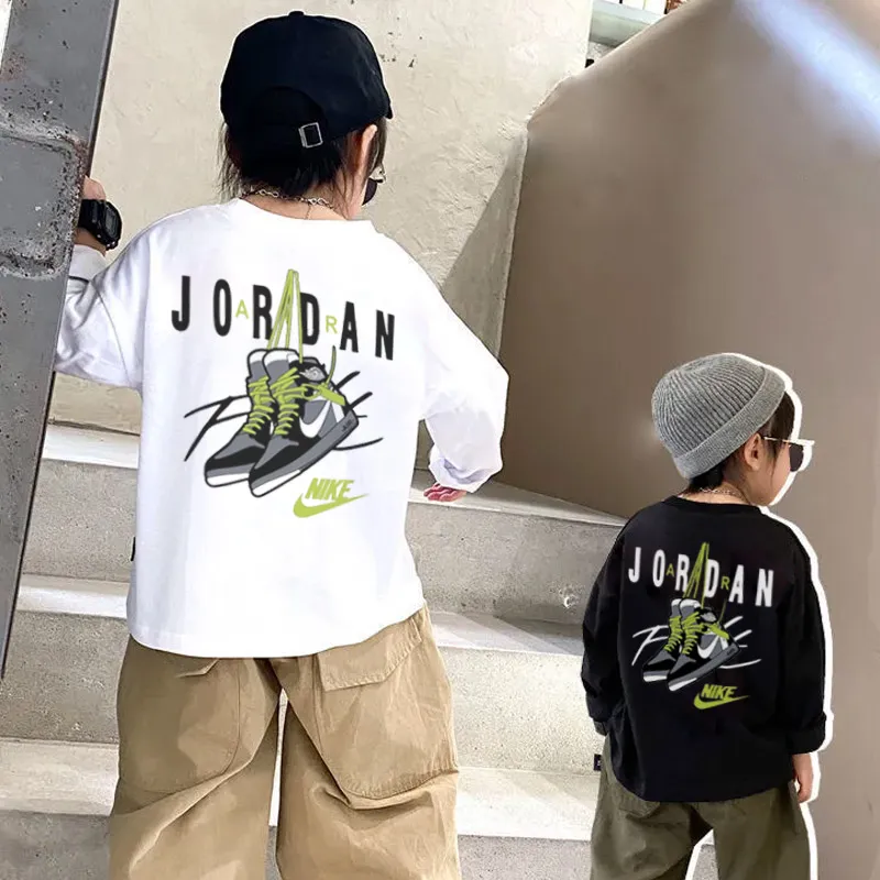 【90-160cm】人気上昇中 スタイリッシュ カジュアル 新作 男の子 長袖 Tシャツ