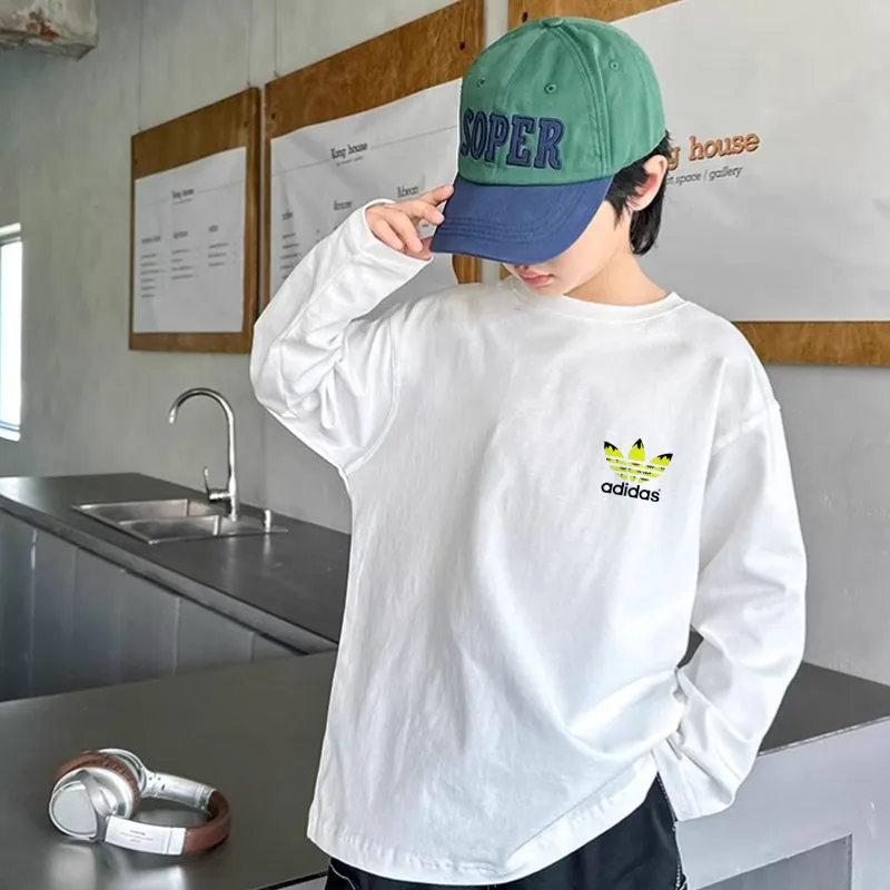 【90-160cm】コンフォート感抜群 目立つ 快適 プリント 男の子 長袖 Ｔシャツ