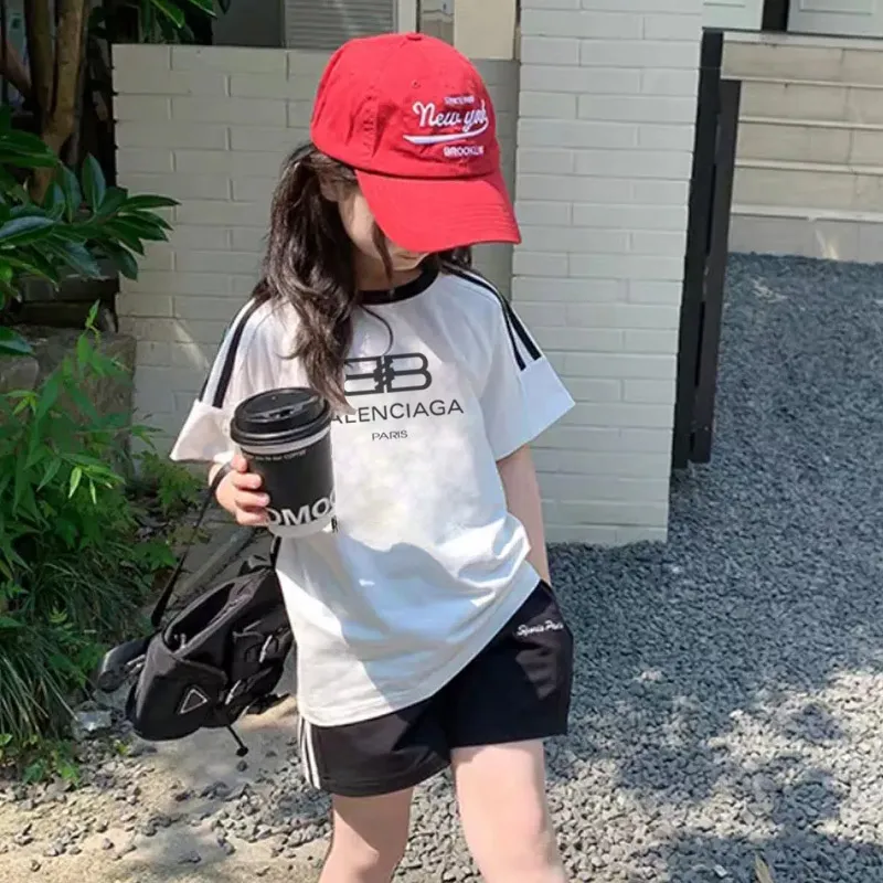 【100-150cm】毎日着たくなる  売れ筋 カジュアル 特別なデザイン 女の子 半袖 Ｔシャツ