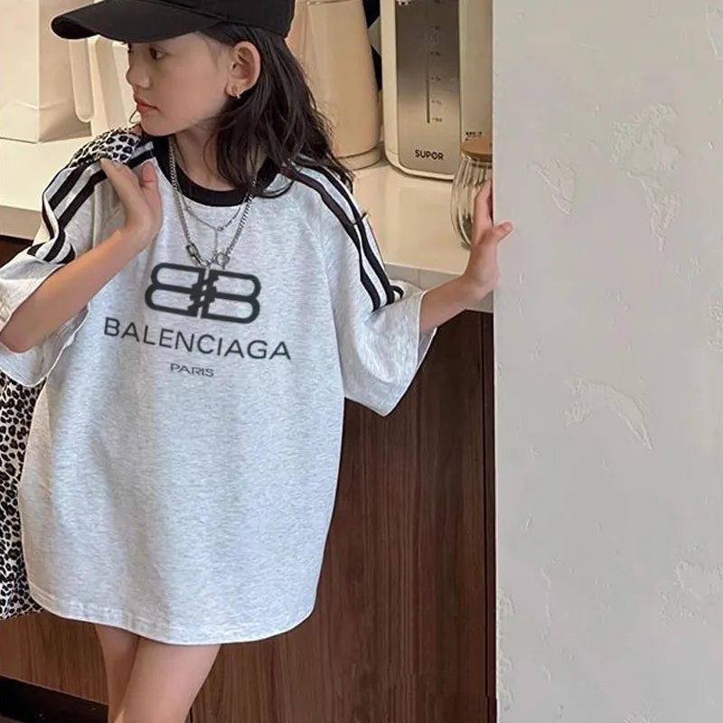 【100-150cm】毎日着たくなる  売れ筋 カジュアル 特別なデザイン 女の子 半袖 Ｔシャツ