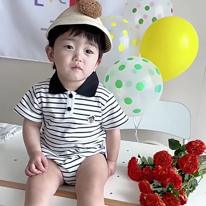 【66-100cm】絶対欲しい 大人気　着心地良い 質感いい シンプル ベビー 半袖 ロンパース