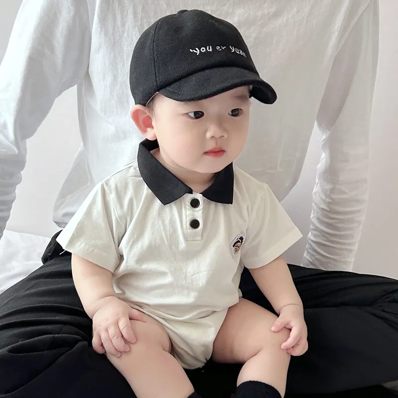 【66-100cm】絶対欲しい 大人気　着心地良い 質感いい シンプル ベビー 半袖 ロンパース