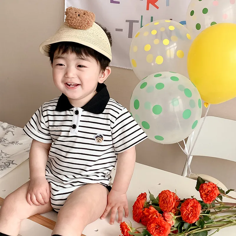 【66-100cm】絶対欲しい 大人気　着心地良い 質感いい シンプル ベビー 半袖 ロンパース