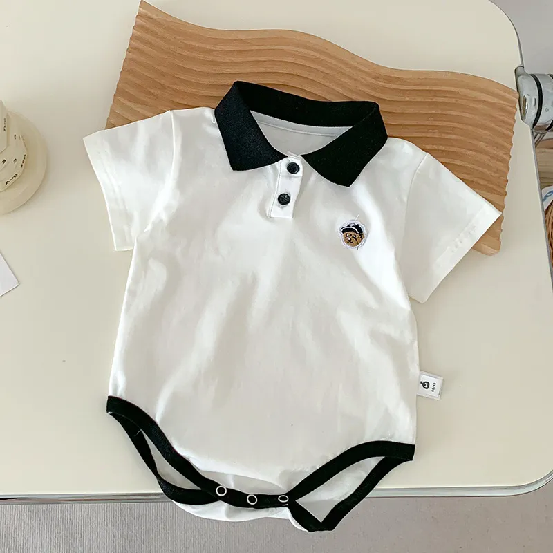 【66-100cm】絶対欲しい 大人気　着心地良い 質感いい シンプル ベビー 半袖 ロンパース