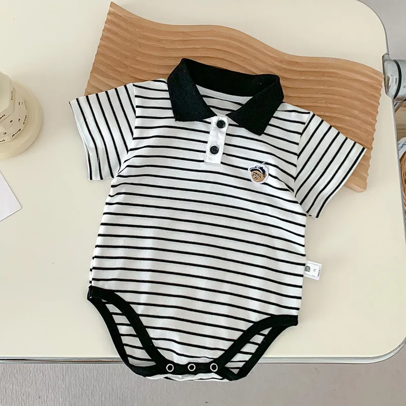 【66-100cm】絶対欲しい 大人気　着心地良い 質感いい シンプル ベビー 半袖 ロンパース