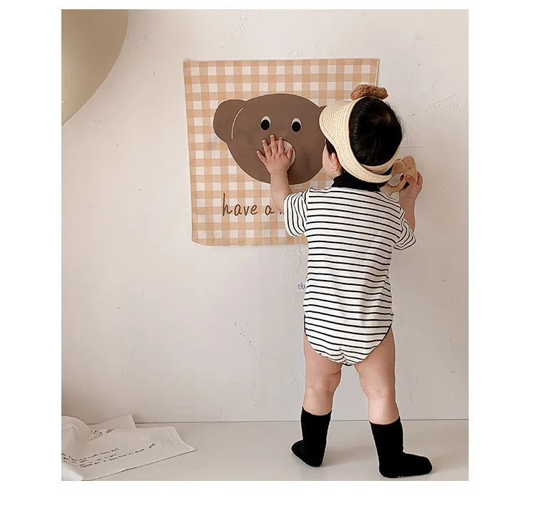 【66-100cm】絶対欲しい 大人気　着心地良い 質感いい シンプル ベビー 半袖 ロンパース