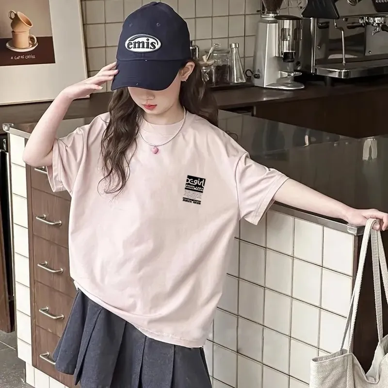 【90-160cm】絶対欲しい 大活躍 合わせやすい トレンド 女の子 半袖 Ｔシャツ