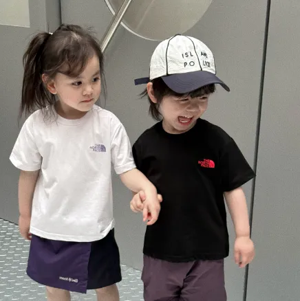 【90-160cm】絶対流行 デザイン満点 トレンド  スタイリッシュ 半袖 Ｔシャツ