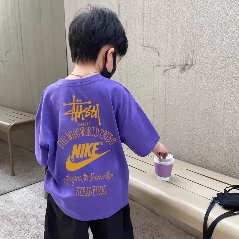 【90-160cm】元気いっぱい 爆売れ中  カジュアル 合わせやすい 男の子 半袖 Ｔシャツ