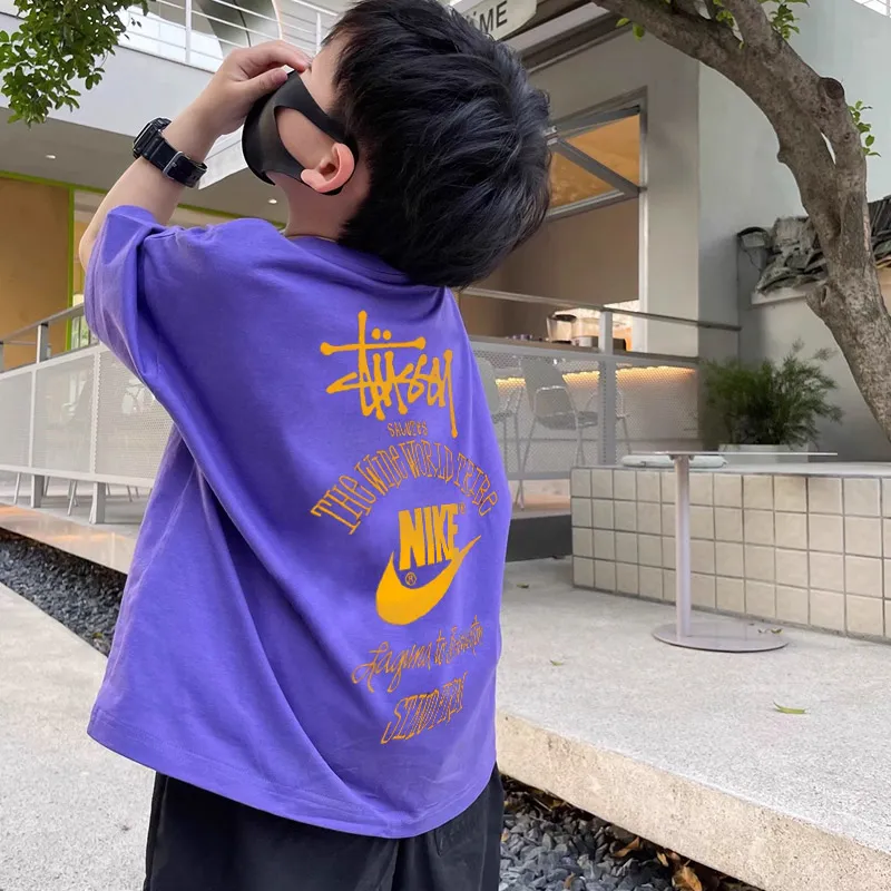 【90-160cm】元気いっぱい 爆売れ中  カジュアル 合わせやすい 男の子 半袖 Ｔシャツ