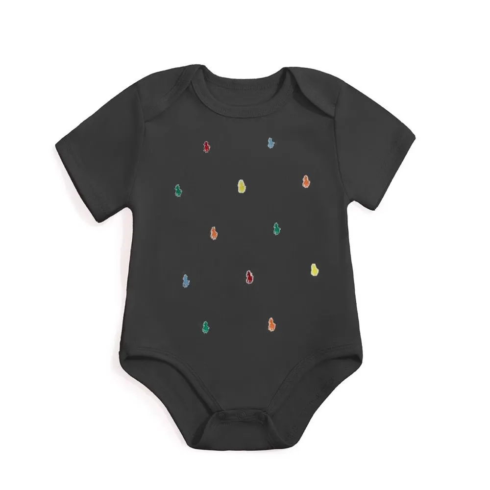 【52-90cm】人気上昇中 トレンド  やわらかな素材 シンプル ベビー 半袖 ロンパース