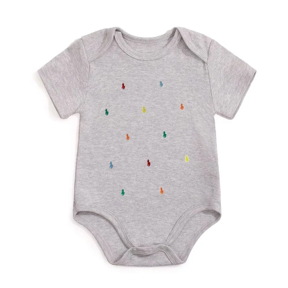 【52-90cm】人気上昇中 トレンド  やわらかな素材 シンプル ベビー 半袖 ロンパース