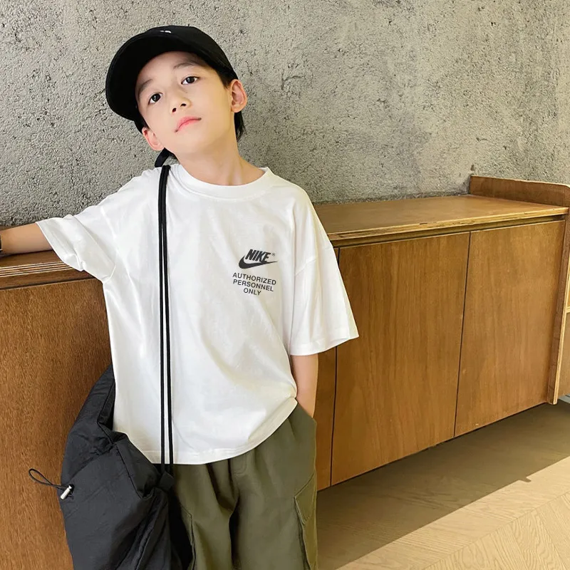 【90-160cm】人気爆発中  売れ筋 アルファベット カジュアル 男の子 半袖 Ｔシャツ