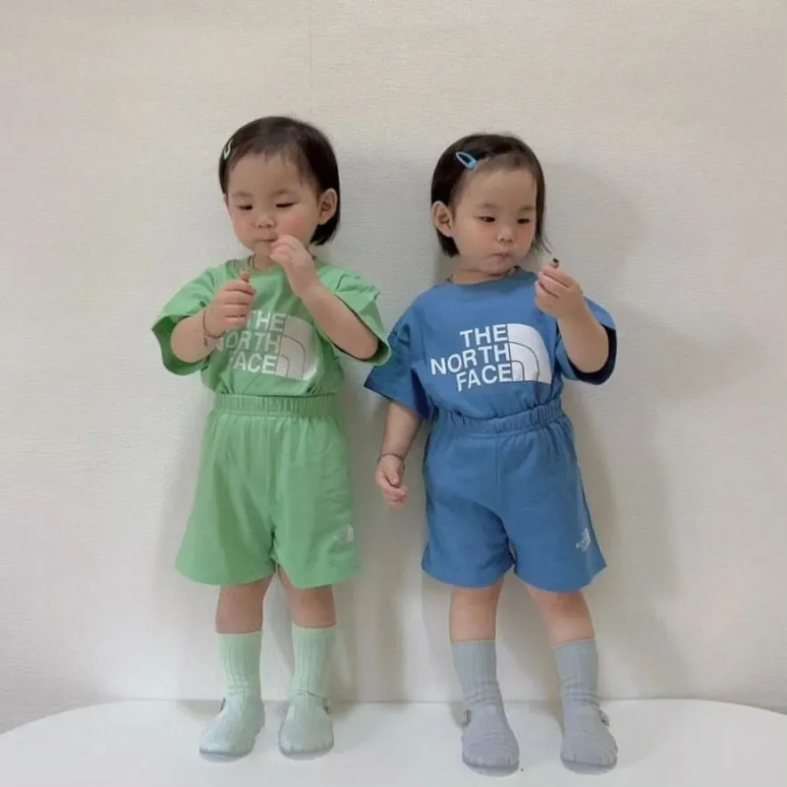 【80-130cm】二点セット 売れ筋 快適 大活躍 カジュアル 半袖Ｔシャツ＋ショートパンツ セットアップ