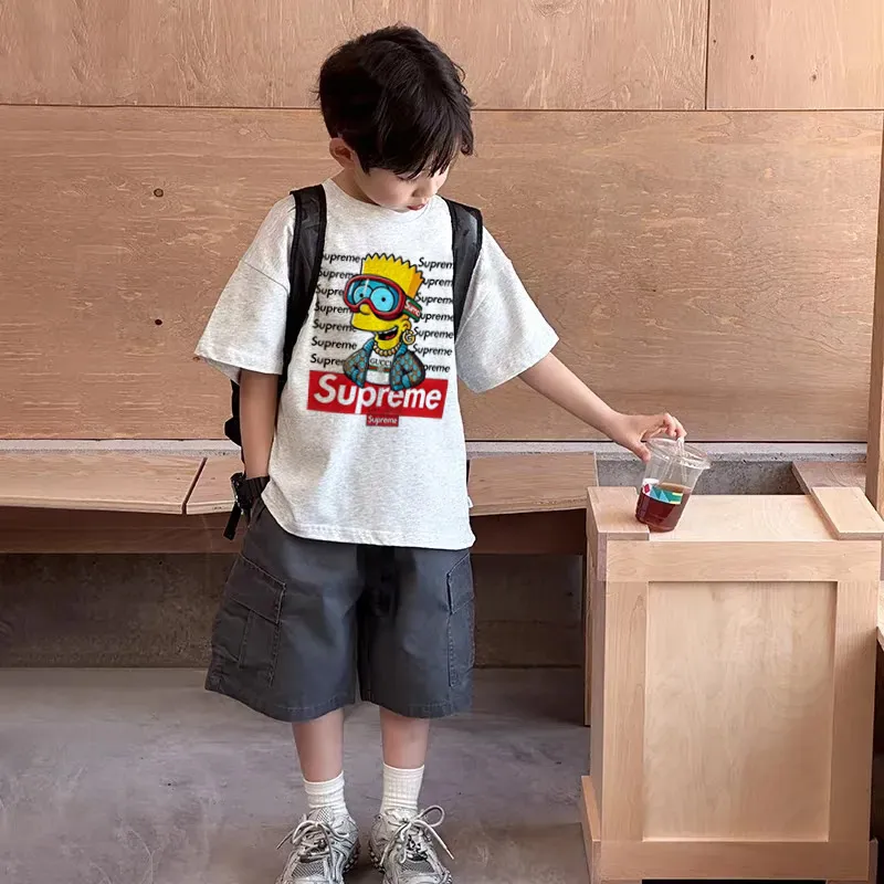 【90-160cm】今季大注目 定番 トレンド 肌触りよく 合わせやすい 半袖 Ｔシャツ
