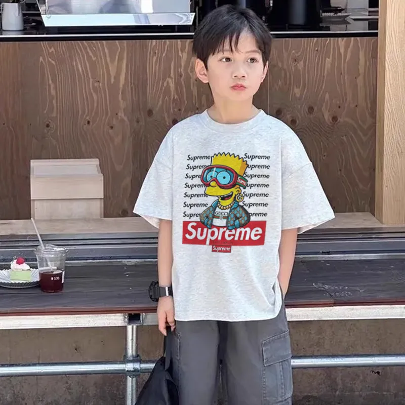 【90-160cm】今季大注目 定番 トレンド 肌触りよく 合わせやすい 半袖 Ｔシャツ