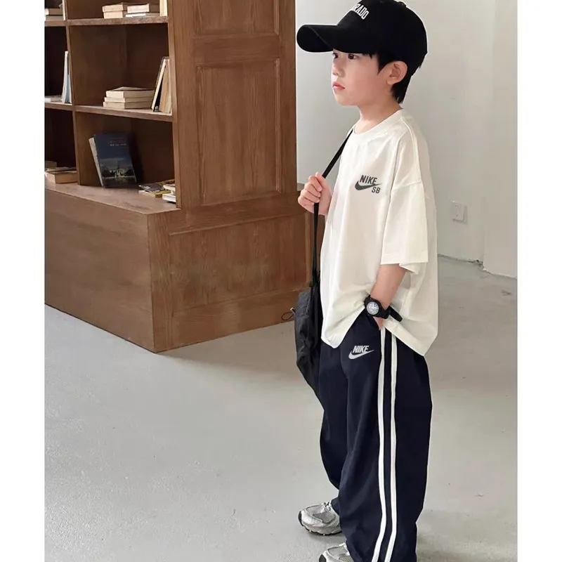 【100-150cm】二点セット 単品注文OK  絶対後悔しない 売れ筋 カジュアル 男の子 半袖Ｔシャツ＋パンツ セットアップ